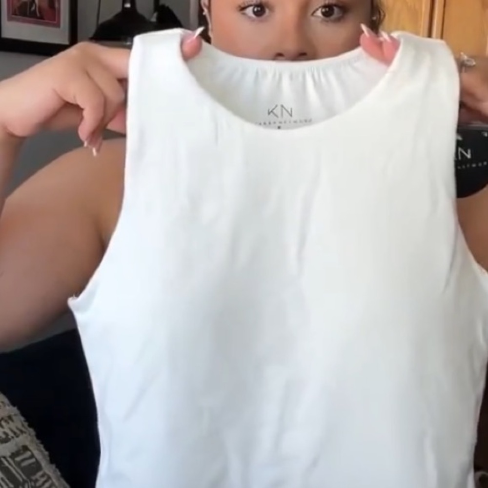 KLASSY NETWORK | High Neck Crop Top 2.0 White NWT